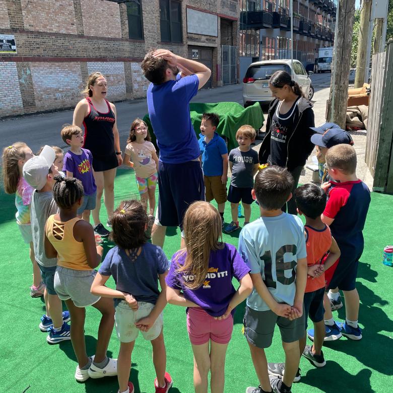 ParisiPOW's tweet photo. Team Building! 🚧 You know it's a good game when the coaches have even more fun than our campers!! We would like to give a big thank you to all the coaches for making it a successful first week of camp 💪
#powkids #powchicago #chicagokids #summerchicago  #fitkids #westloop https://t.co/kv8t5n6JFH