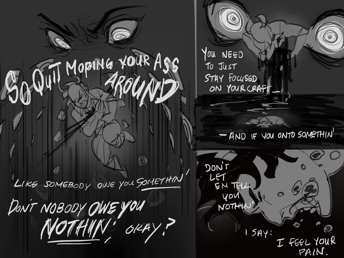 FINALLY I CAN SHARE THIS LYRIC COMIC WITH CONTEXT
domi's your friend until he's not
