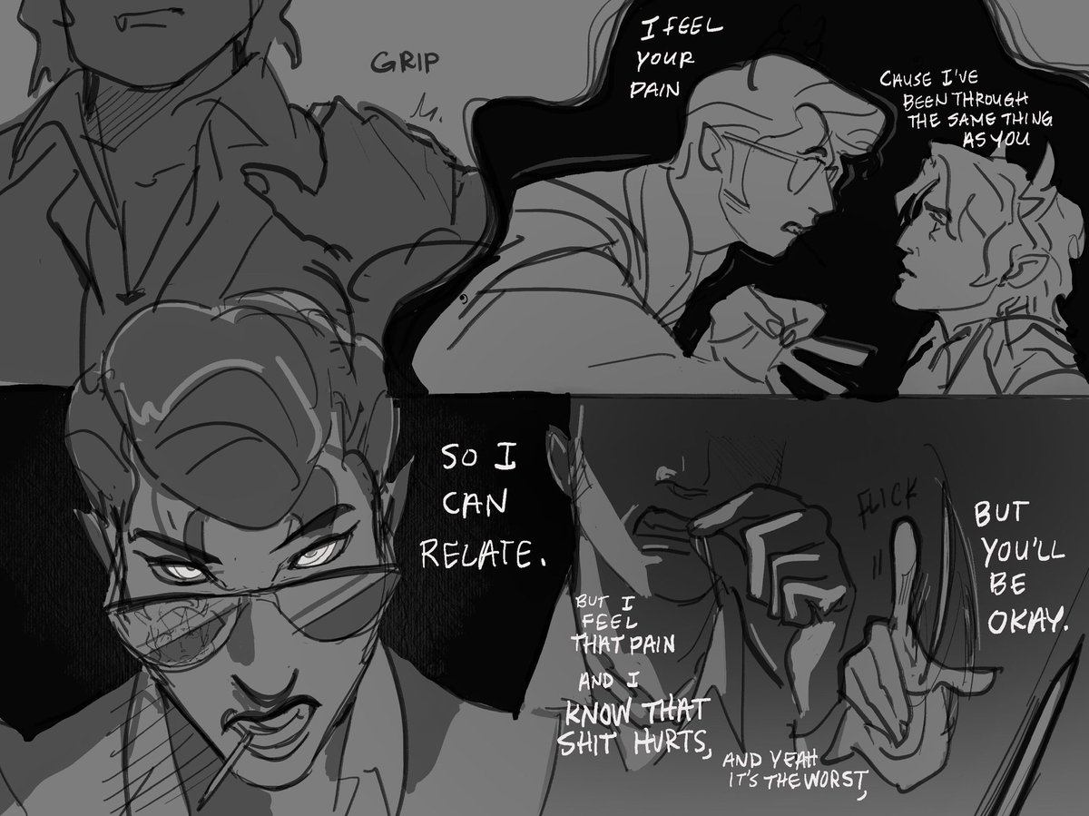 FINALLY I CAN SHARE THIS LYRIC COMIC WITH CONTEXT
domi's your friend until he's not
