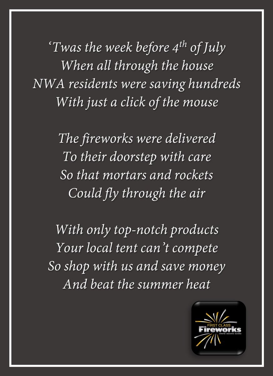 FirstClassFwks's tweet photo. An Independence Week poem for your Monday https://t.co/jBtFboFD9B