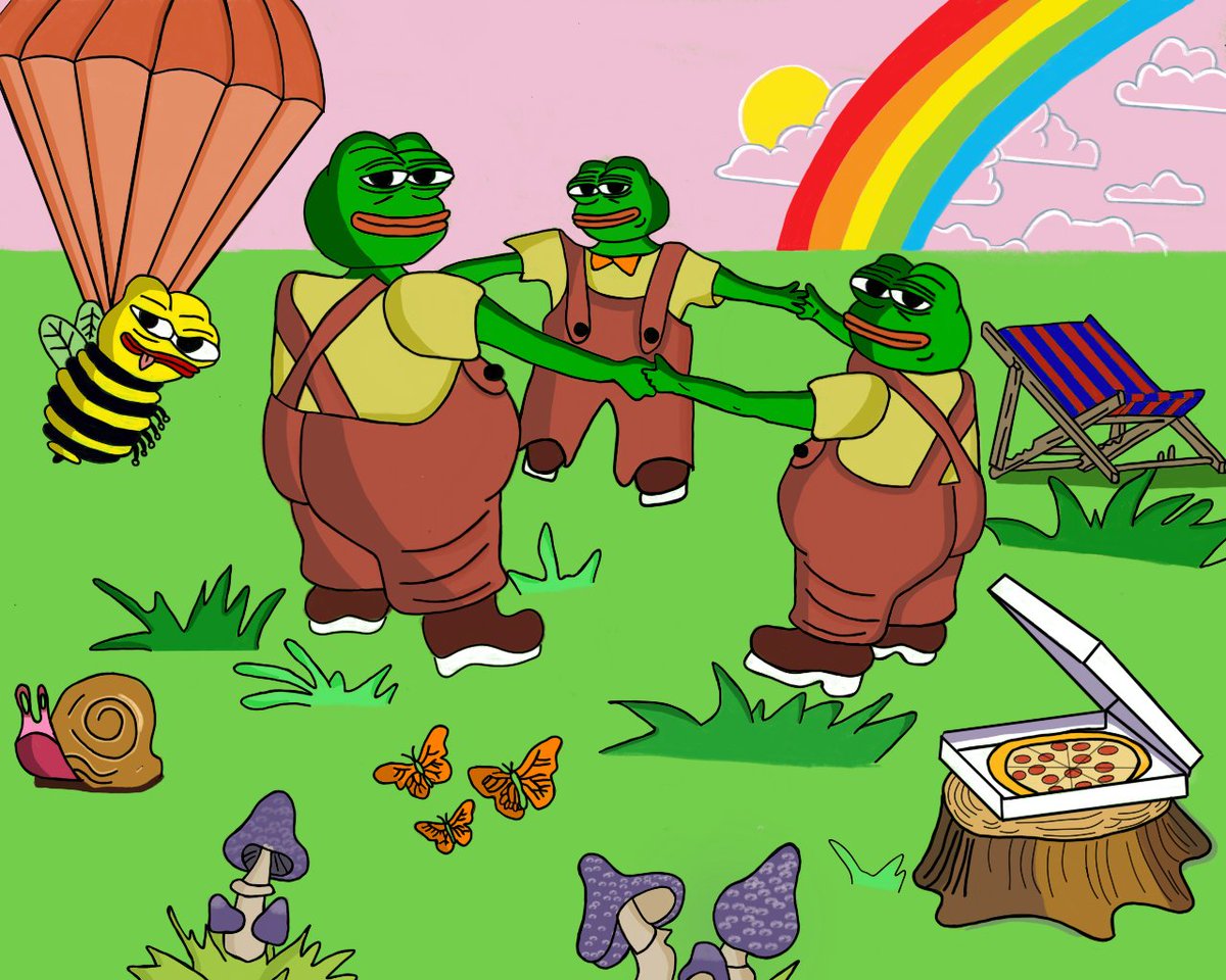 Pepe Picnic #NFTs #NFTCollection <a href="/jaggedsoft/">jagged</a>  <a href="/jaggedVIP/">SKOPfather</a> opensea.io/assets/ethereu…