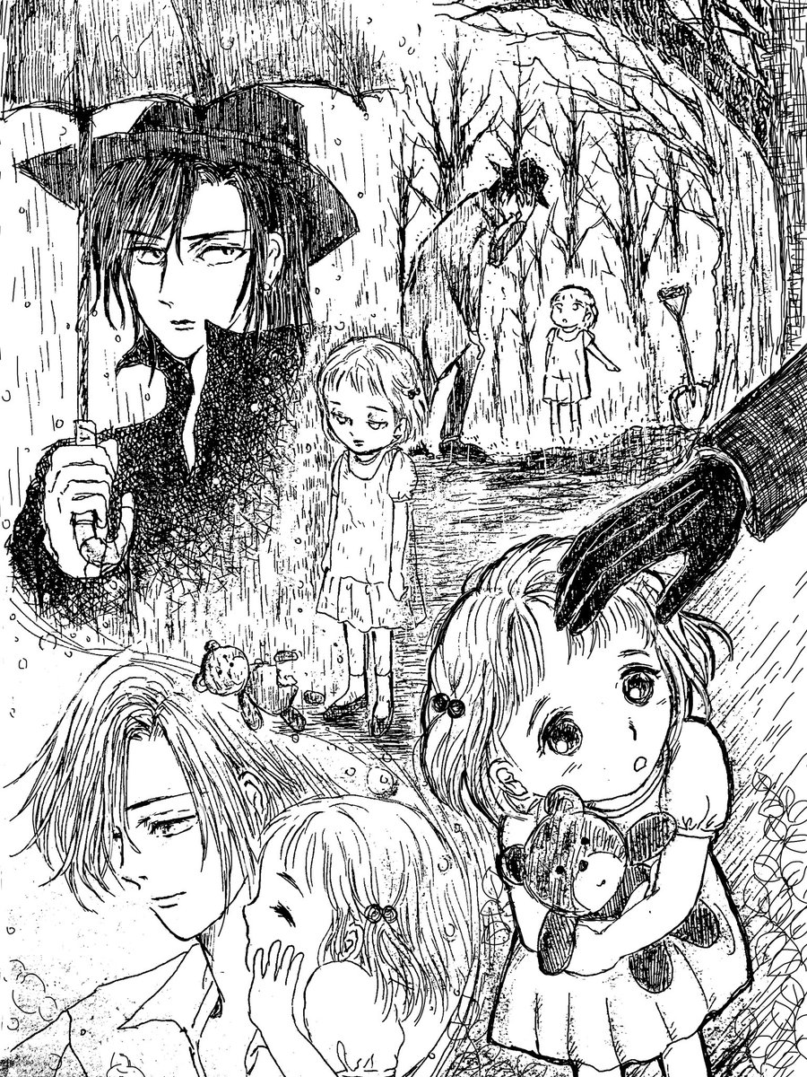 『わたしのおはなし』
#呟怖 #このお題で呟怖をください #みんなで楽しむTwitter展覧会
自分でお話イメージまとまらなかった。女の子のお話しをきいてほしな⋯