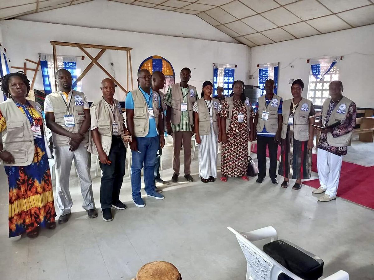The LCC elections observer team earlier on attended the National Elections Commission of Liberia 2022 Lofa County Senatorial By-election Stakeholders' Interaction meeting held in Voinjama City. The team along with the NEC layer on trained the LCC elections monitors in Lofa.