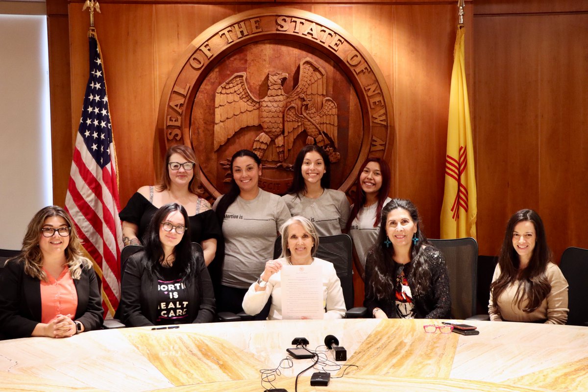 GovMLG's tweet photo. Today I have taken executive action safeguarding abortion access and protecting health care providers in New Mexico.

As long as I am governor, abortion will continue to be legal, safe, and accessible in New Mexico. https://t.co/ju7JYbrrAk