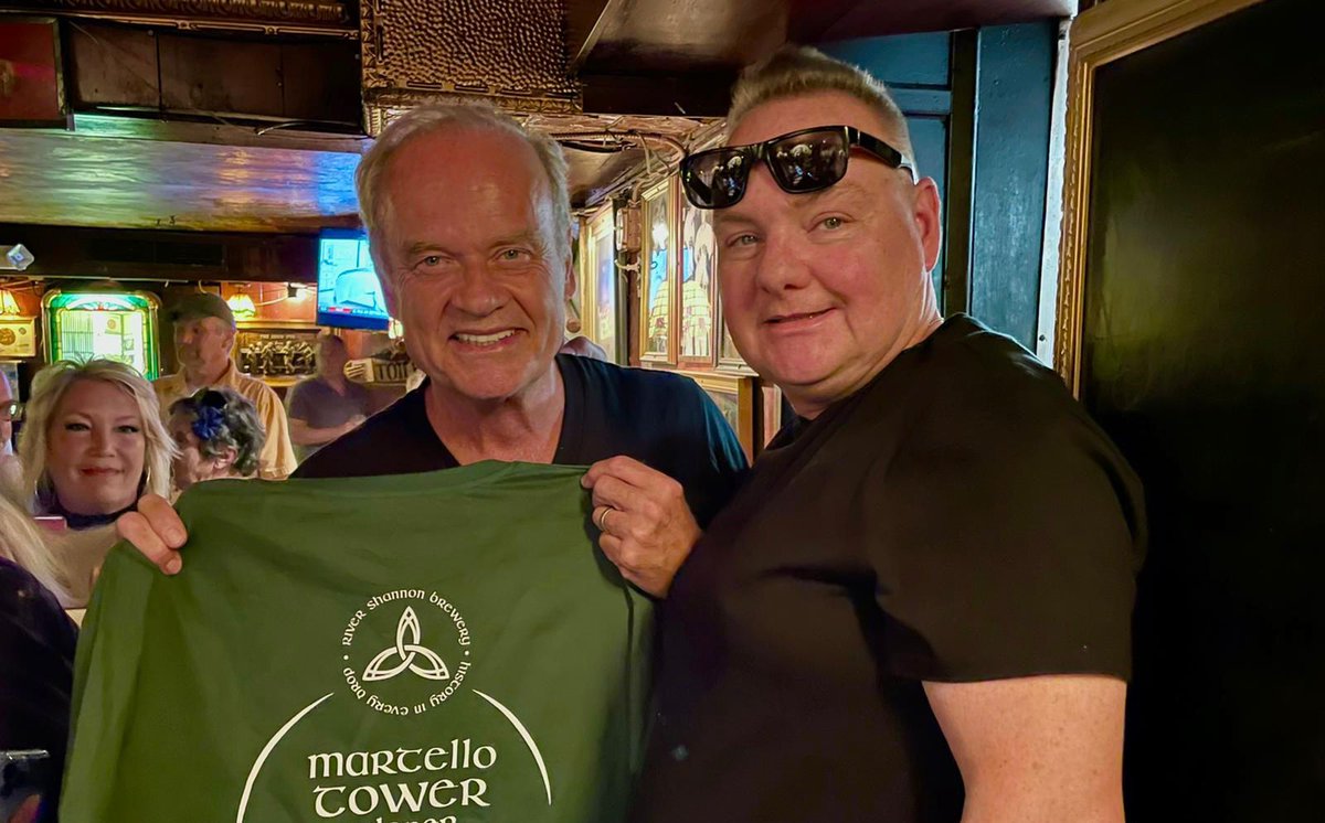 Kelsey Grammer (Fraiser) remains a man of impeccable taste! #faithamercianbrewingcompany #irishcraftbeer #craftbeer #frasier rivershannonbrewery.com