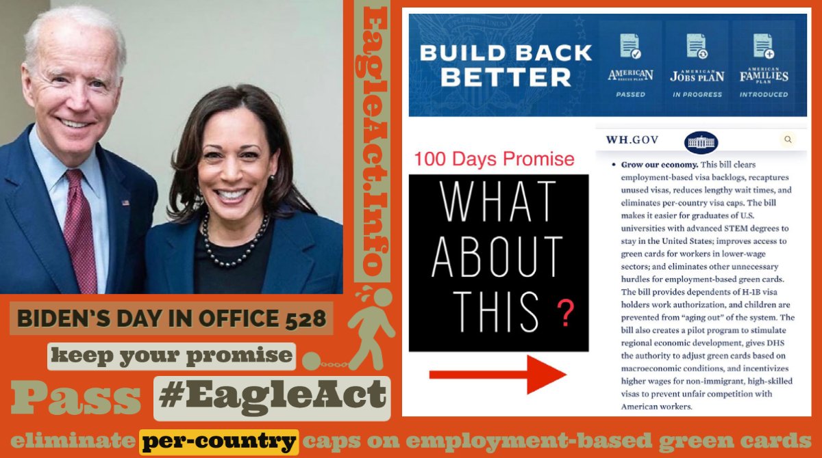 .<a href="/POTUS/">President Donald J. Trump</a>, <a href="/VP/">Vice President JD Vance</a>: Day 528; where is your Promise? <a href="/SenSchumer/">Chuck Schumer</a> <a href="/SenatorDurbin/">Senator Dick Durbin</a> <a href="/RepZoeLofgren/">Rep. Zoe Lofgren</a> <a href="/USCISDirector/">USCIS Director</a> 

Indian immigrants endure racism👇
—Discriminatory per-country caps
—<a href="/USCIS/">USCIS</a> delays processing 485 applications
—#H4EAD Women put out of work
—#H4kids age out

📌PASS #HR3648