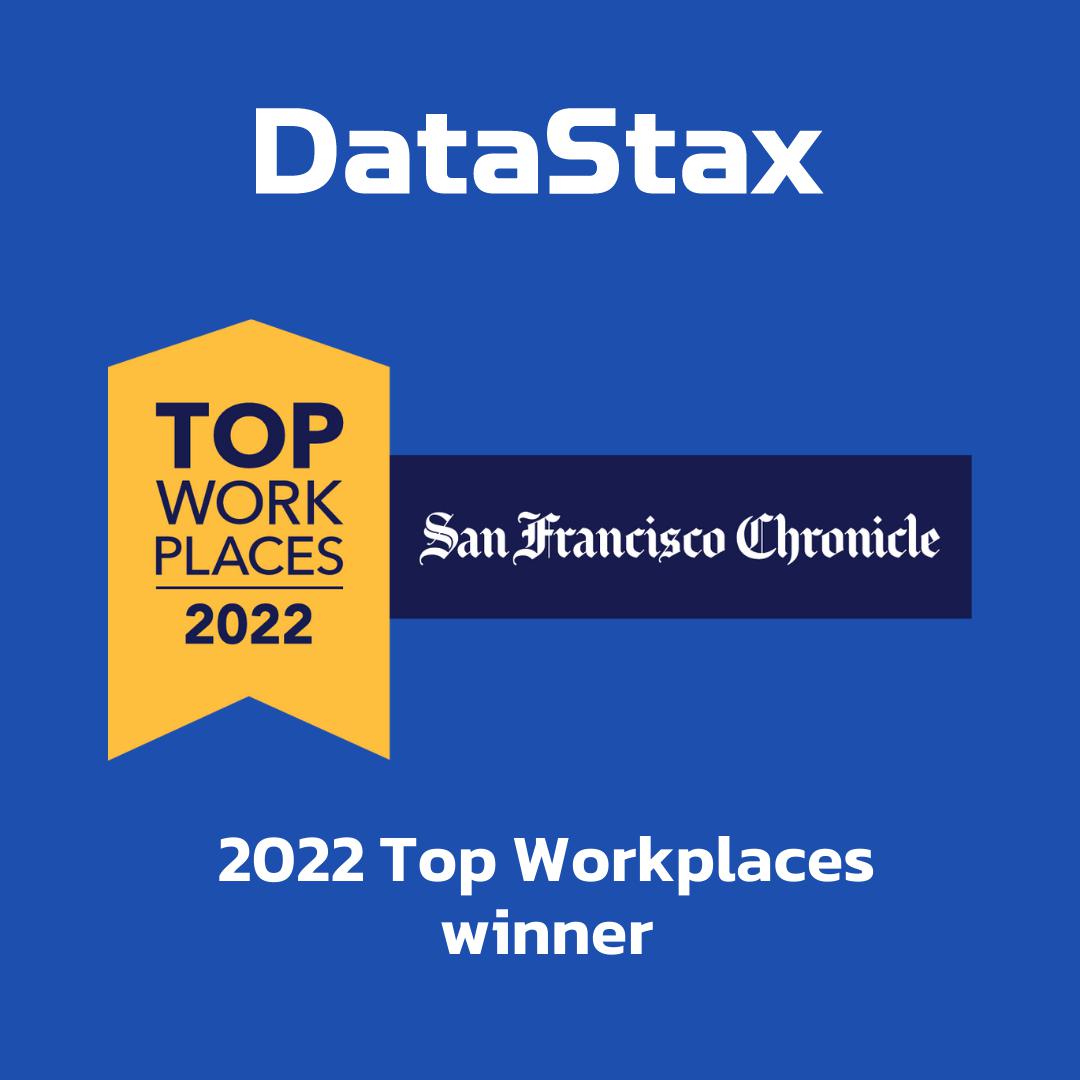 ChimSandra's tweet photo. Proud to share that #DataStax has been named a Top Workplace in the SF Bay Area!

See the full list of #TopWorkplaces in SF Chronicle: https://t.co/zJ2d74pQKn #TopPlacestoWork https://t.co/HZrCfiV8Q6