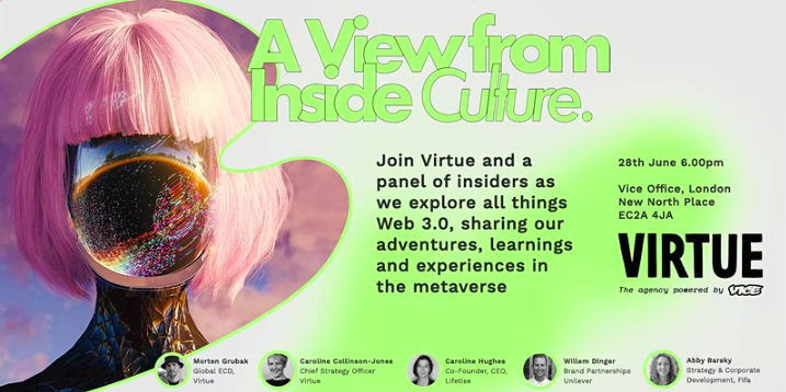 How does a brand stand out in a (digital!) world where ads are skipped, scrolled past + ignored?

I'll be sitting down with the minds helping <a href="/CocaCola/">Coca-Cola</a>,  <a href="/Converse/">Converse</a> + more figure this out, and offer my experience from <a href="/nbatopshot/">NBA Top Shot</a> and <a href="/FIFAcom/">FIFA</a>.

eventbrite.com/e/a-view-from-…