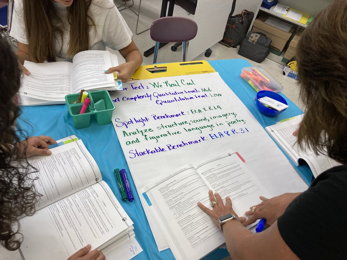 ChapReads's tweet photo. Day ONE of @NEFEC’s SLI is in the books! Room 2 is 🔥! We dove into the BEST standards, exploring text complexity, benchmark connects to LAFS data, and charted opportunities for rich instruction to target and fill gaps for next year’s learners! #ruralconnectpl @edugator321 https://t.co/IATRY2VZ2V
