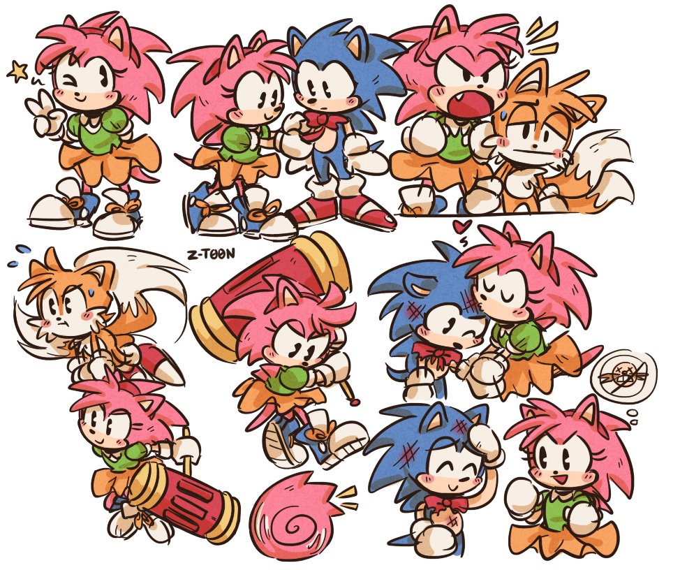 z_t00n_'s tweet photo. Old Sonic art from 2017-2019. [THREAD] https://t.co/j1tR66EB89