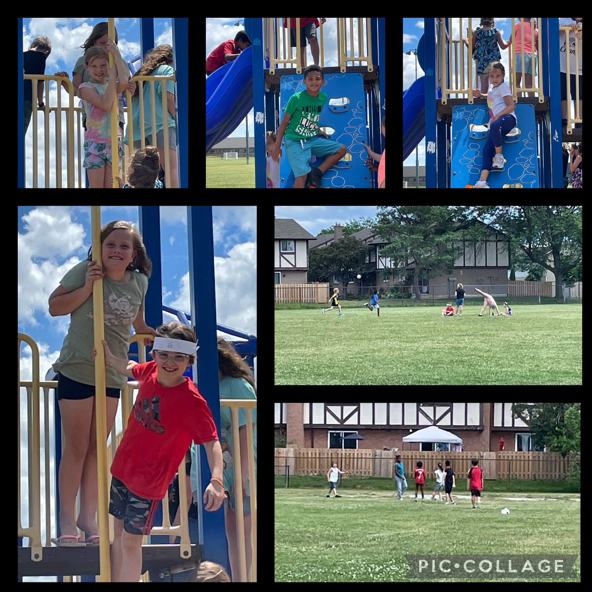 Balloon Pop #3 -  Celebrating 3 days left of school. Today’s fun was an extra recess. <a href="/EIMJaguars/">E.I. McCulley</a> #FreshAir #FunForAll