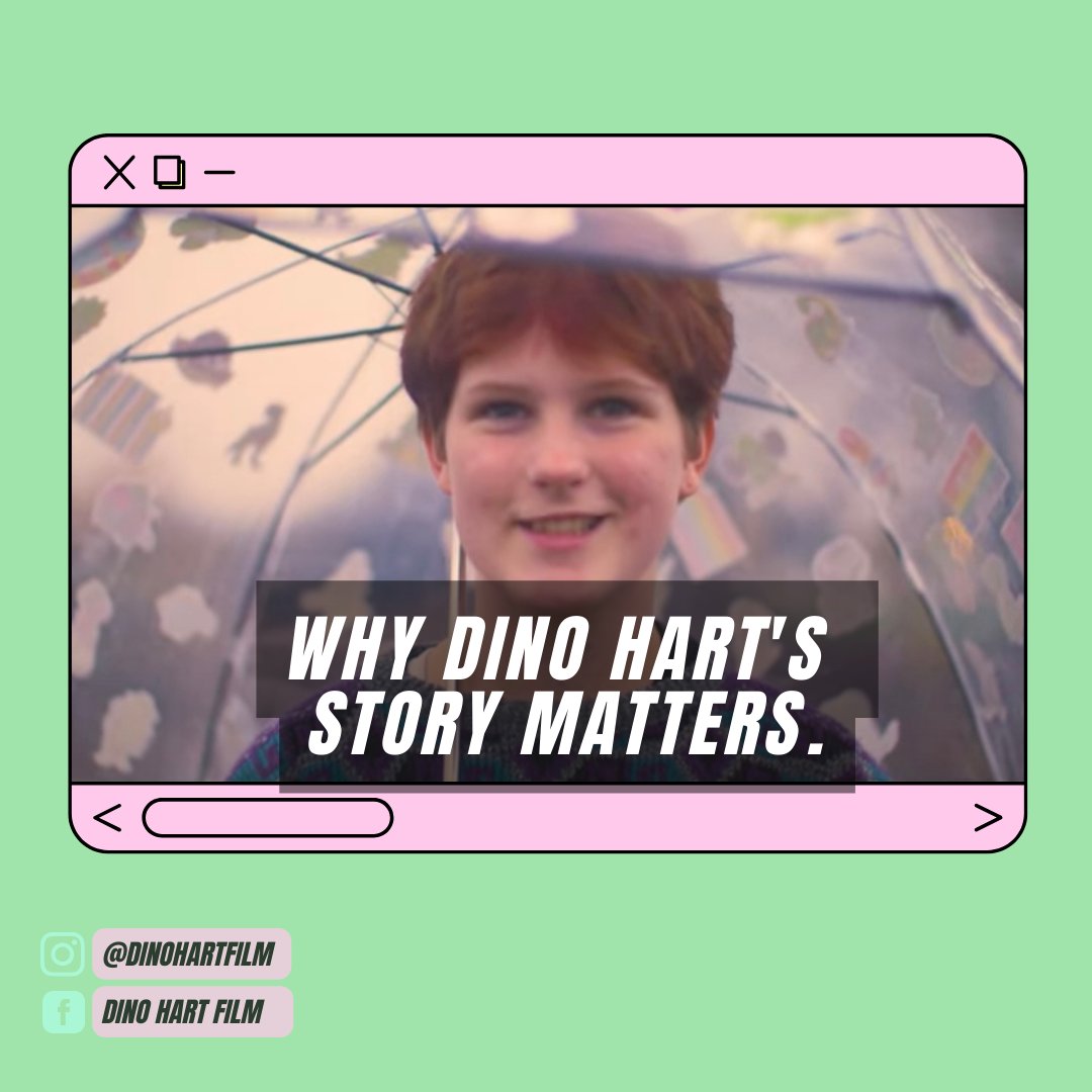 From our Director, Lizzie: "Here is why I want so urgently to tell Dino Hart’s story: Now is the time for us to become engrossed in stories about what it means to be “different”, other, or vulnerable.