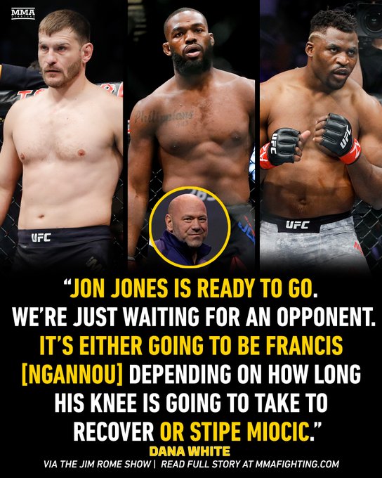 Who should Jon Jones fight in his #UFC return? 🤔

Full story: 