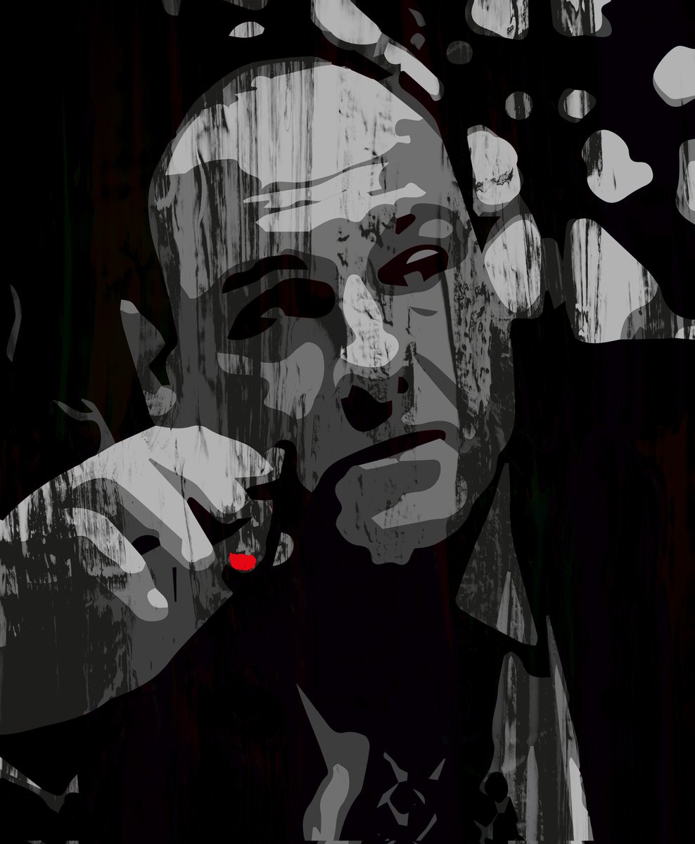 DigitalframeOF's tweet image. Tony saprano second painting done