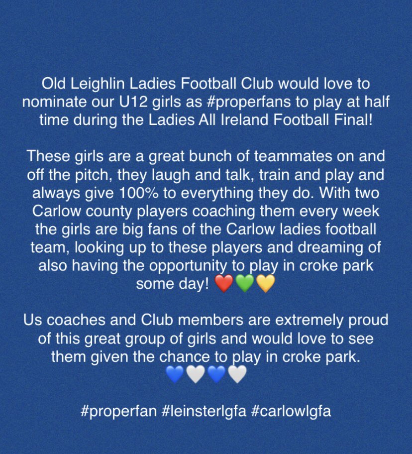 oldleighlinlad1's tweet photo. (1/2) #properfan https://t.co/jM4nc5Pt1W