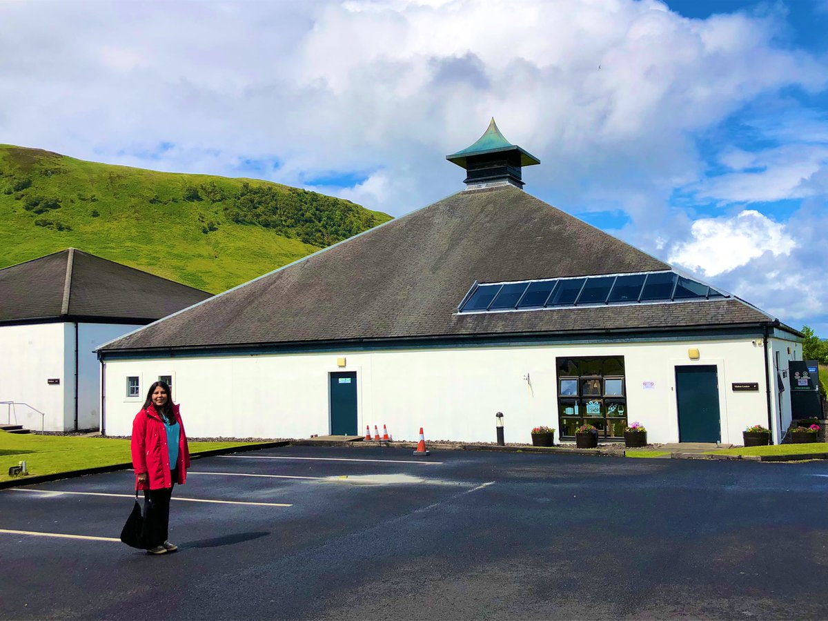 Distillery # 5 - Isle of Arran - Lochranza Distillery Tried some lovely drams including some special Machrie Moors and an incredible heavily peated rum cask! @Aman_Badhwar @Arranwhisky