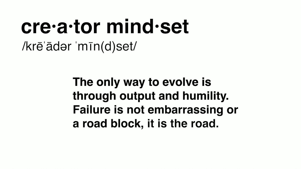 ColinandSamir's tweet photo. the creator mindset https://t.co/McSiJFlWWn