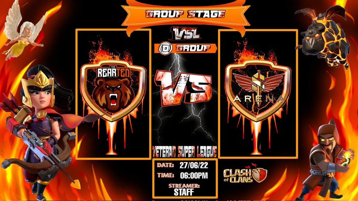 WAR OF INFARCTION WE ARE FIGHTING FOR THE CLASSIFICATION 

<a href="/TheBearTed2/">The Bear Ted</a> vs @Arena_CoC 
#VSL