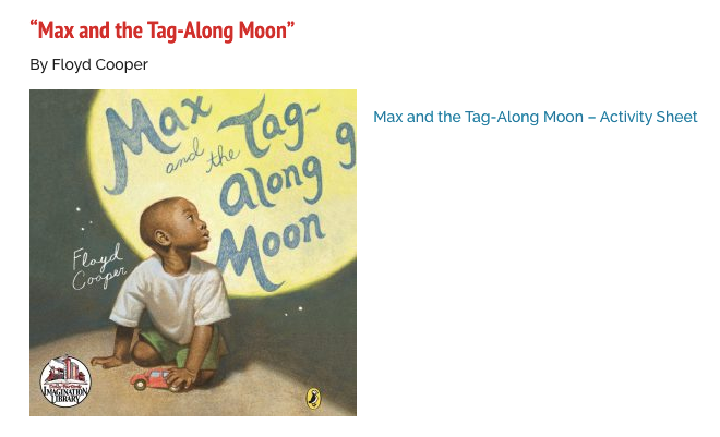 ILibraryDenver's tweet photo. Activities for books like Max and the Tag-Along Moon make reading fun and provide interactive learning opportunities for your little one! 

To find this activity sheet go to https://t.co/IVqF7RKfYw https://t.co/VB8YKUCMvu