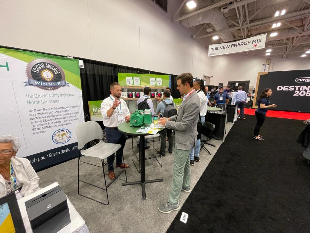 Adventech1's tweet photo. We had a great time at PowerGen this year in Dallas! Thanks to everyone who stopped by our booth and introduced themselves. We couldn't be more excited about the future of our industry! #powergen2022 #powergen #innovative #sustainability #energyefficiency #emissions #power #grid https://t.co/OwI7RF63n0