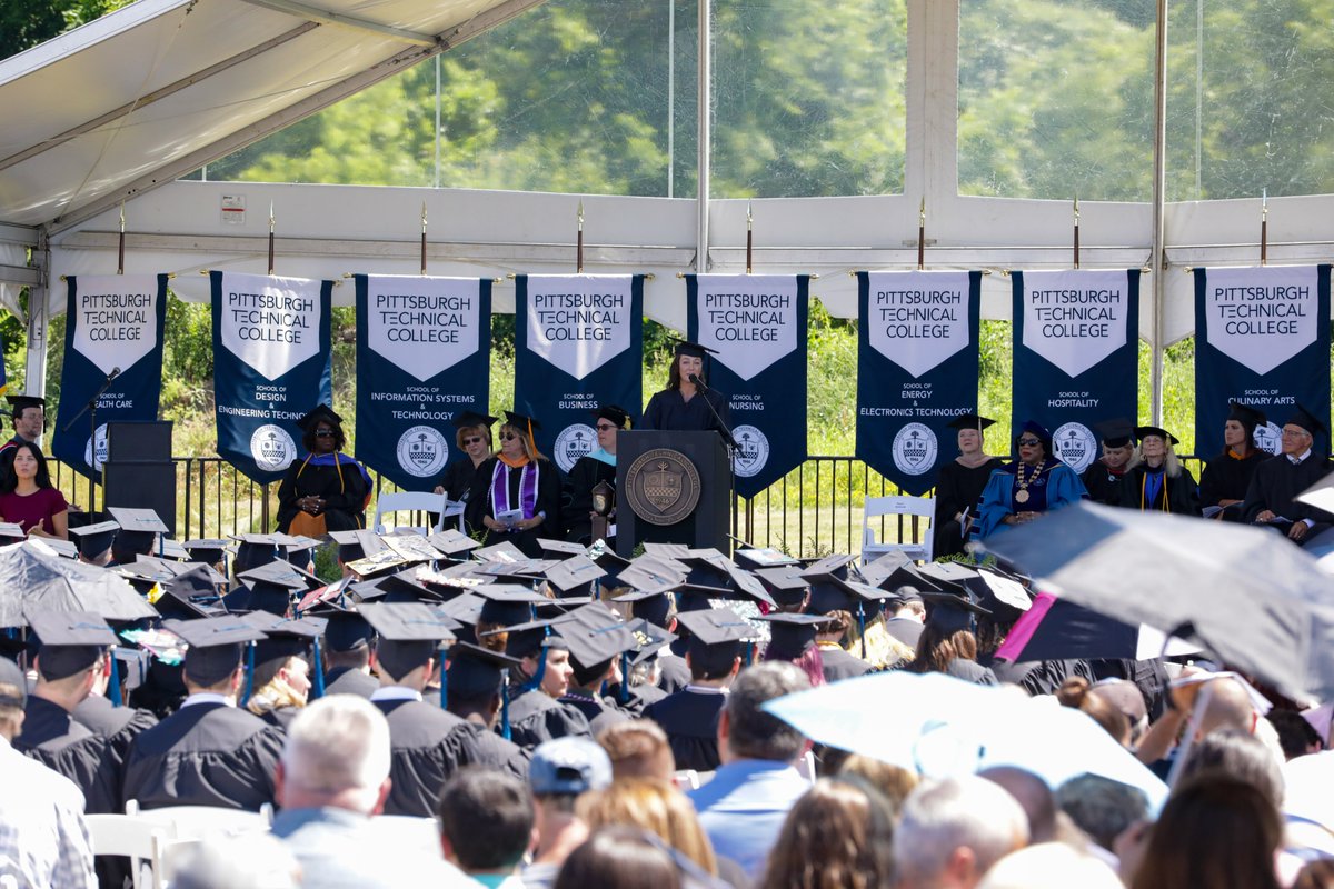 DrHarveySmith's tweet photo. We were proud to host @PTC_edu's first-ever on-campus commencement ceremony this weekend, honoring nearly 400 students! A special thank you to @GorhamTracy, founder and CEO of @_Conexed for delivering such a great commencement address. https://t.co/adnloipI5Q