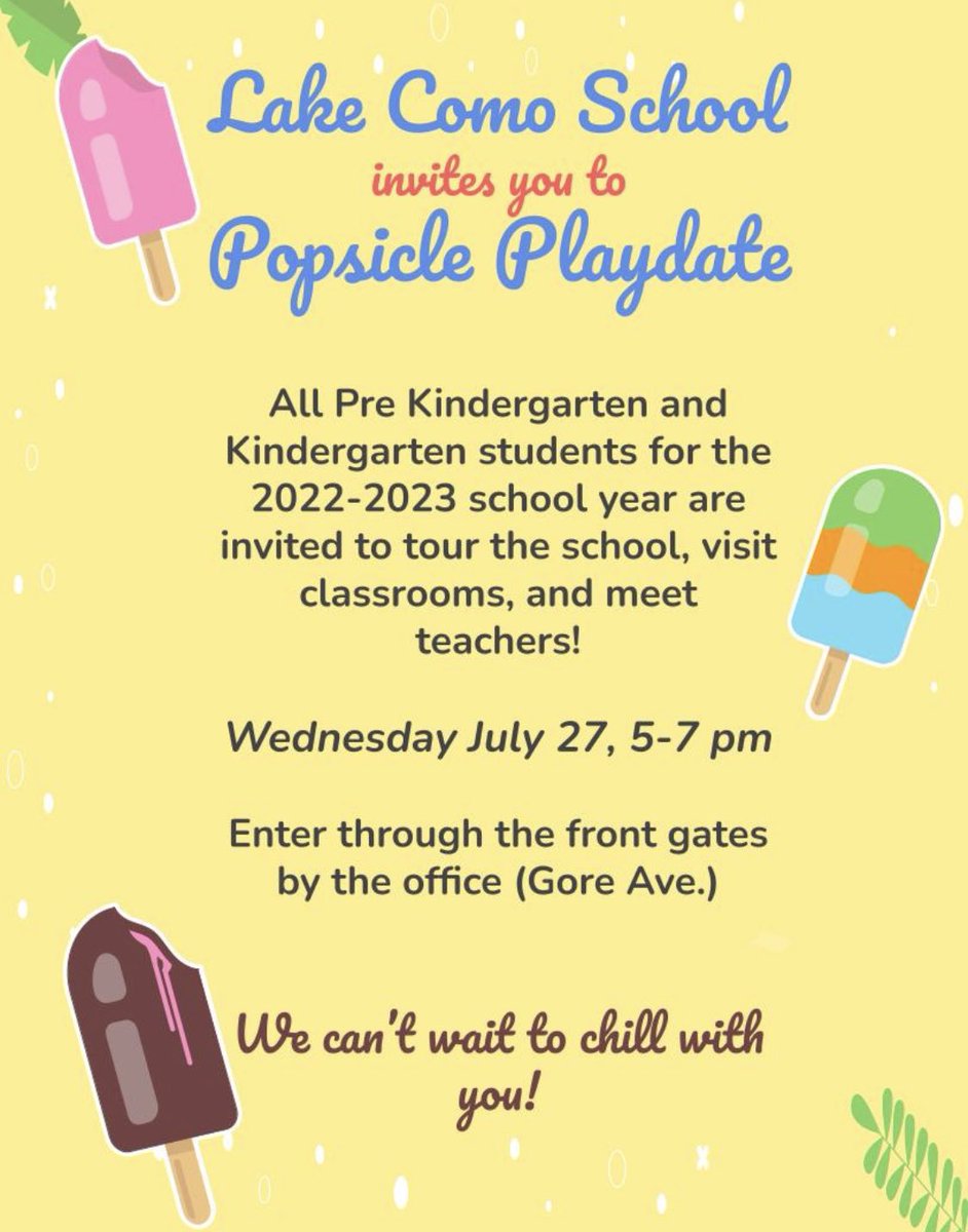 Lake Como School K-8 (@lakecomok8_ocps) on Twitter photo Calling all Prek and Incoming Kindergarten Lions 🦁! Come join us on July 27 from 5-7pm! <a href="/LakeComoK8_OCPS/">Lake Como School K-8</a> <a href="/SWLC_OCPS/">Southwest_OCPS</a> <a href="/JamesELarsen1/">James E. Larsen</a> Calling all Prek and Incoming Kindergarten Lions 🦁! Come join us on July 27 from 5-7pm! <a href="/LakeComoK8_OCPS/">Lake Como School K-8</a> <a href="/SWLC_OCPS/">Southwest_OCPS</a> <a href="/JamesELarsen1/">James E. Larsen</a>