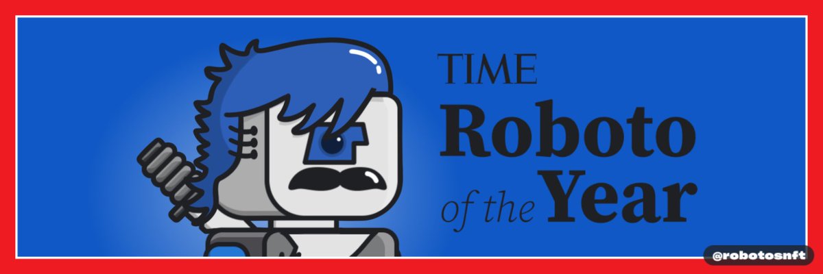 themoerbeeck's tweet image. IT LOOKS LIKE ARTY WILL MAKE THE LIST FOR ROBOTO OF THE YEAR!!! @robotosNFT WHO WILL THINK A MULLETO WILL BE RULING THE SPACE!!!  #MulletoNation #RobotosNFT 🤍💙🤖💙🤍 btw you can get awesome banners at robotos.art and much more!!