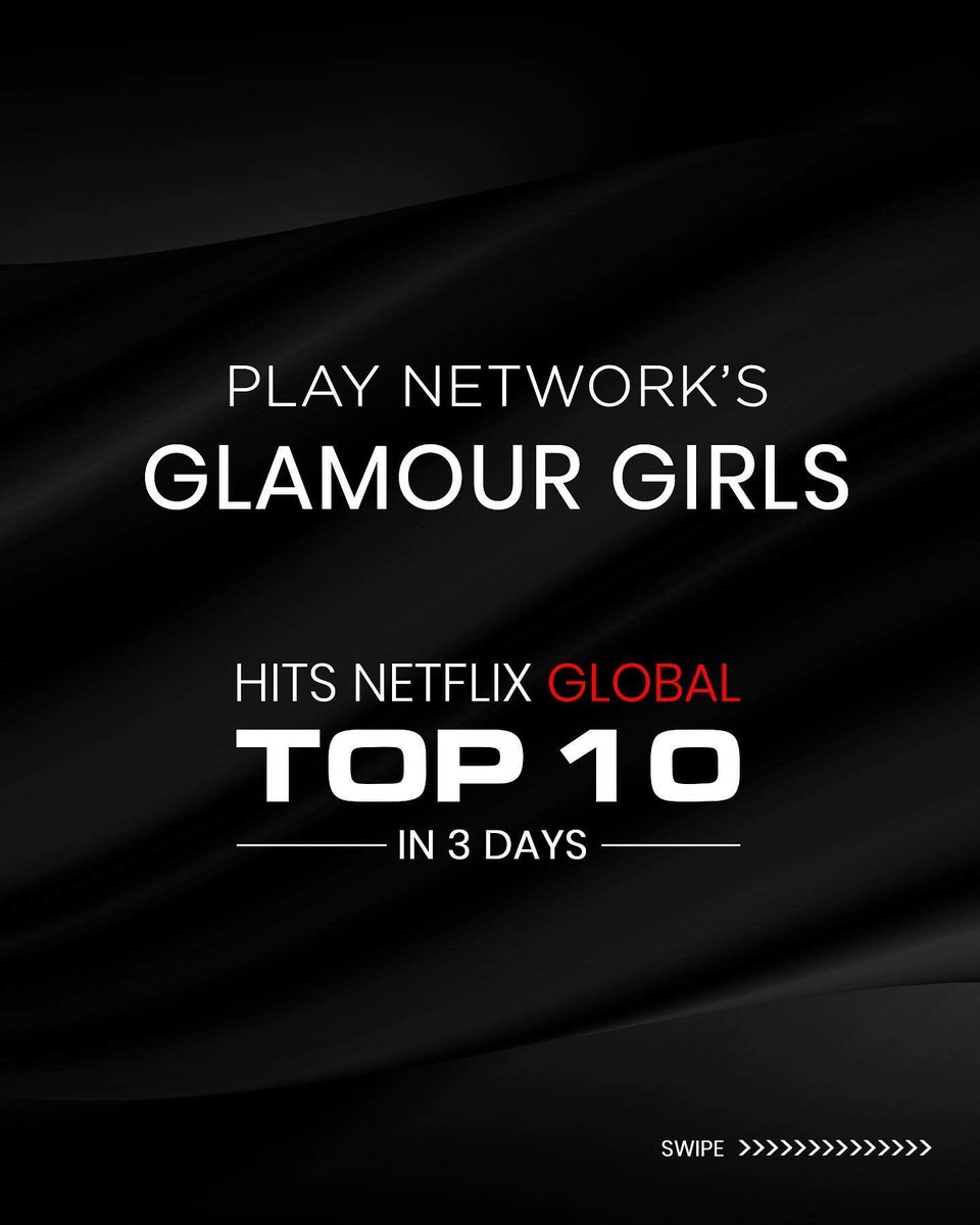 playstudiosafr's tweet photo. We’re breaking these records!! Thank you ✨
#GlamourGirls #GlamourGirlsNetflix #Netflix #PlayNetworkStudios #PlayStudiosAfr https://t.co/0AzvjJNjuV
