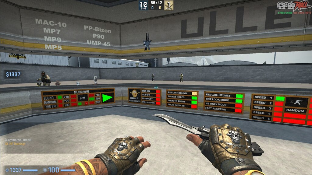 Knife glove combo <3