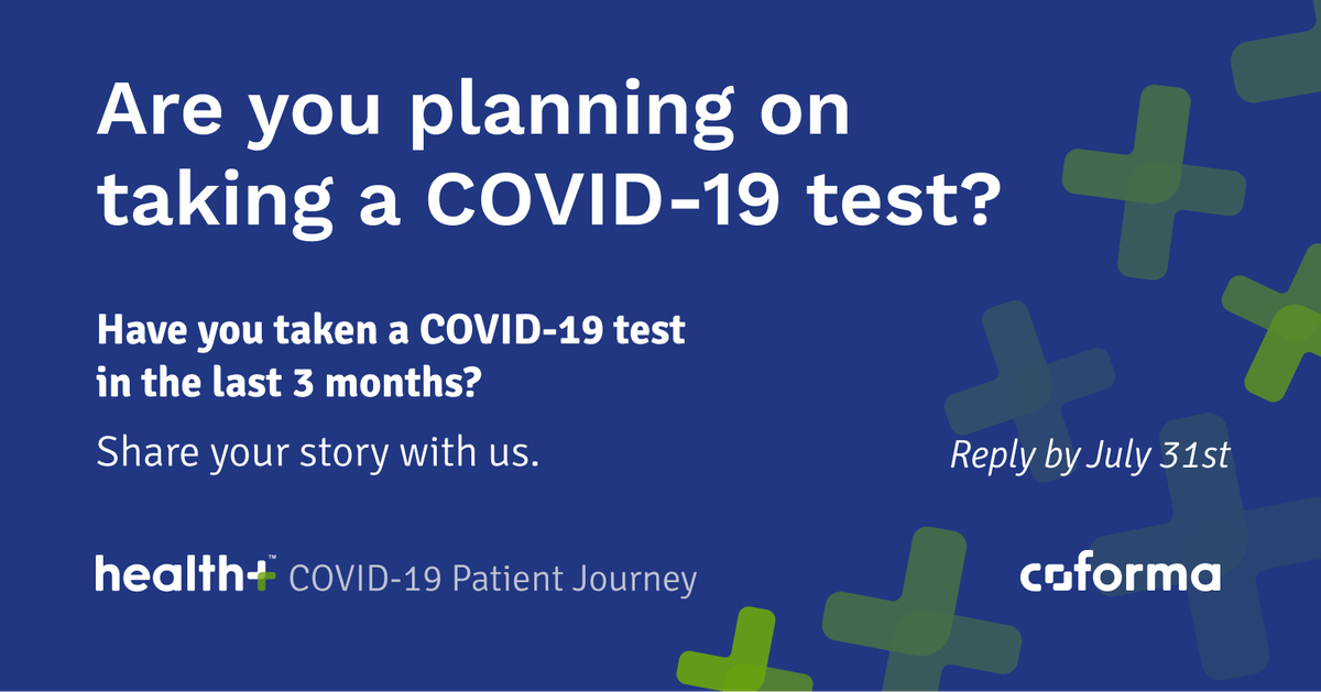 coformahealth's tweet image. We're looking for people who live in the US and are willing to share their #COVID19Testing and diagnosis stories with us. Participants will be compensated for completed interviews ($75/1 hour). Identity and information shared is anonymized &amp;amp; confidential. bit.ly/3OyeMuD