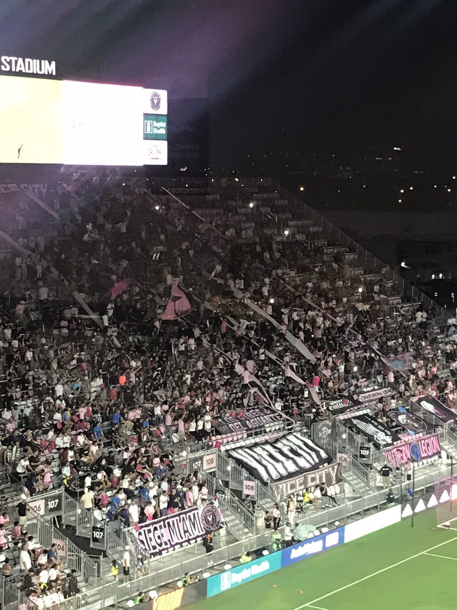 Great #supporterssection @InterMiamiCF big ups @VICECITY1896 #intermiamivsminnu