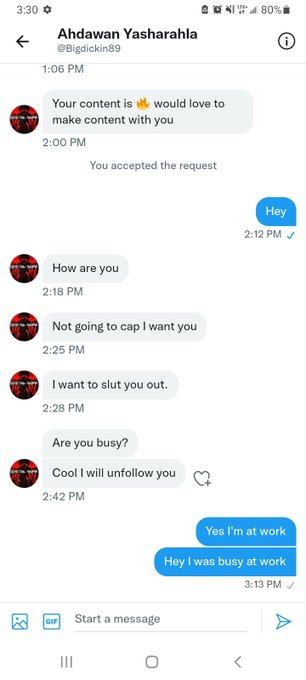 If you ever pull this shit while trying to collab with me hell to talk to me. I will drop you right then