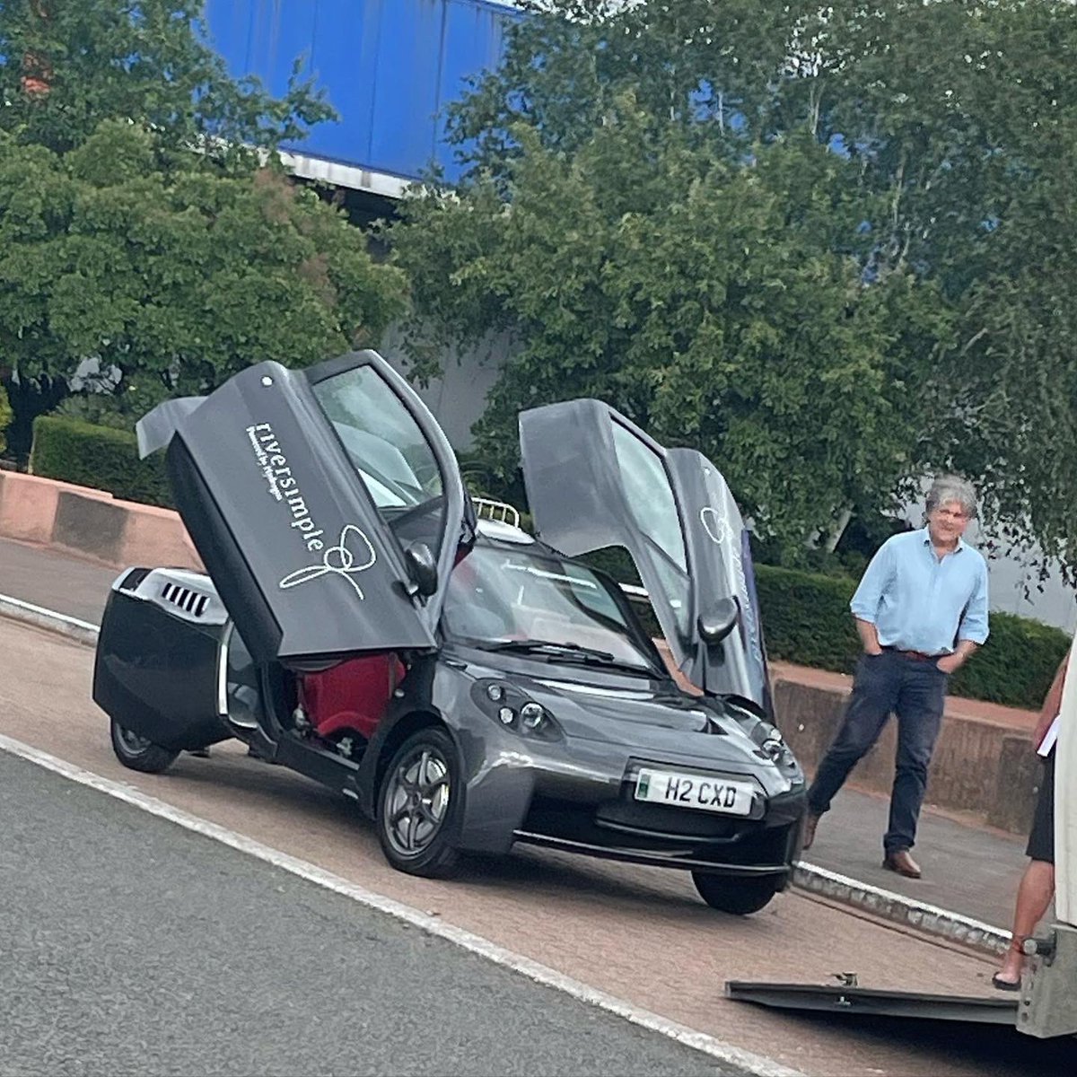 Well this was quite a sight today, impressed with the build quality. Built in Wales and Hydrogen powered.