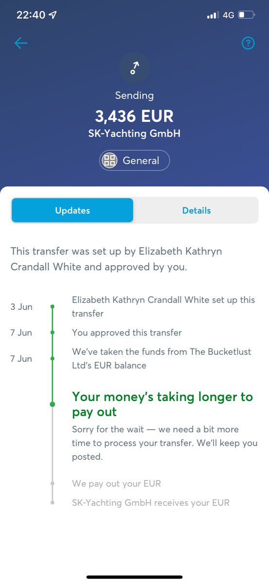 TheBucketLust's tweet photo. @Wise you have caused us to lose another set of suppliers with your ridiculous complaints handling - holding payments for a month with no explanation is damaging uk small business.  @financialombuds please take note! https://t.co/3SSIAHbvcH