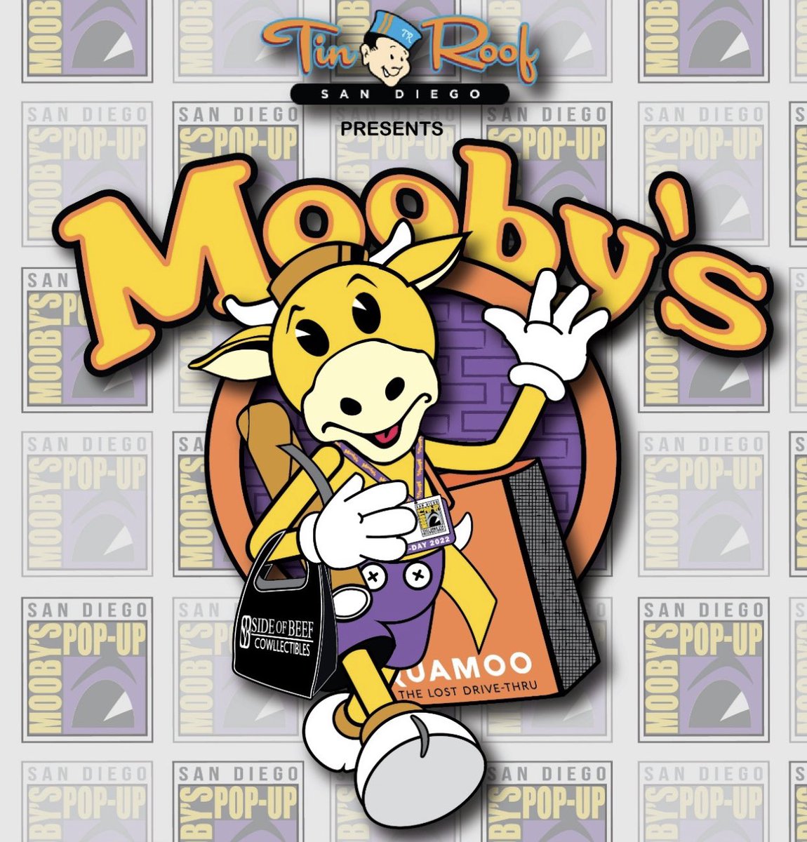 ThatKevinSmith's tweet photo. The @MoobysPopUp mooves to @tinroofsandiego for @Comic_Con!
So far, we’ve pre-sold...
- 546 Cow-Tippers
- 186 Cock-Smokers
- 70 @UnrealDeli HalfCalfs
- 66 Beyond Meat Cowtippers
Thursday & Friday are busy but Saturday & Sunday still have slots! Reserve at https://t.co/wPJ5vR2UAS https://t.co/mUu5HX3BfE