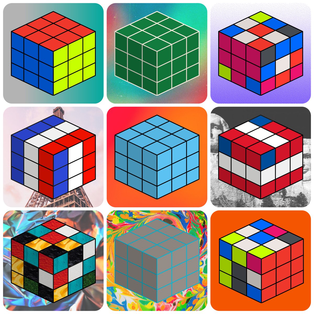 RubikART Official tweet media