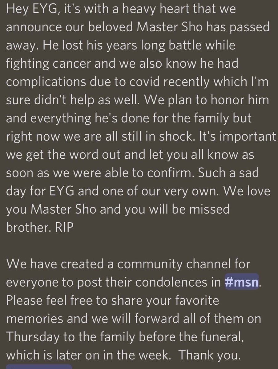 EYG_FamilyCoC's tweet image. Some very sad news to share regarding the passing of EYG Open Senior Admin and long time clash of clans player @ShoNuffJacked of @Jacked_Esports