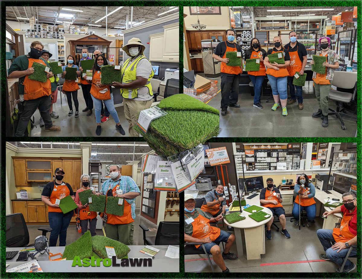 AstrolawnSACBA's tweet image. Thank you to all of you amazing mangers and associates for taking time out of your day to learn about #AstroLawn artificial grass and how we can improve business across the board!  Shout out to Districts 20, 51 &amp;amp; 172 for the awesome rallies!  Go Team #HomeDepot