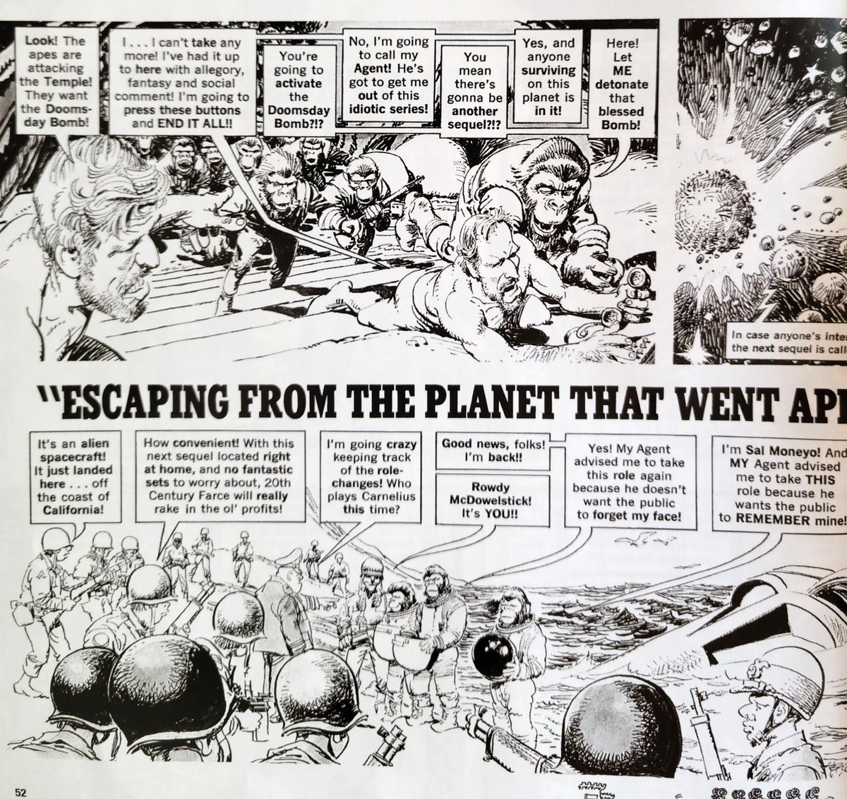 craigmullins3's tweet photo. Mad magazine has reissued classic scifi movie spoofs from LONG ago.  So happy to have good copies, as mine from the 70s are not in good shape.  I hope a new generation can see Mort Druckers masterworks. https://t.co/5Vh4gpmRqV
