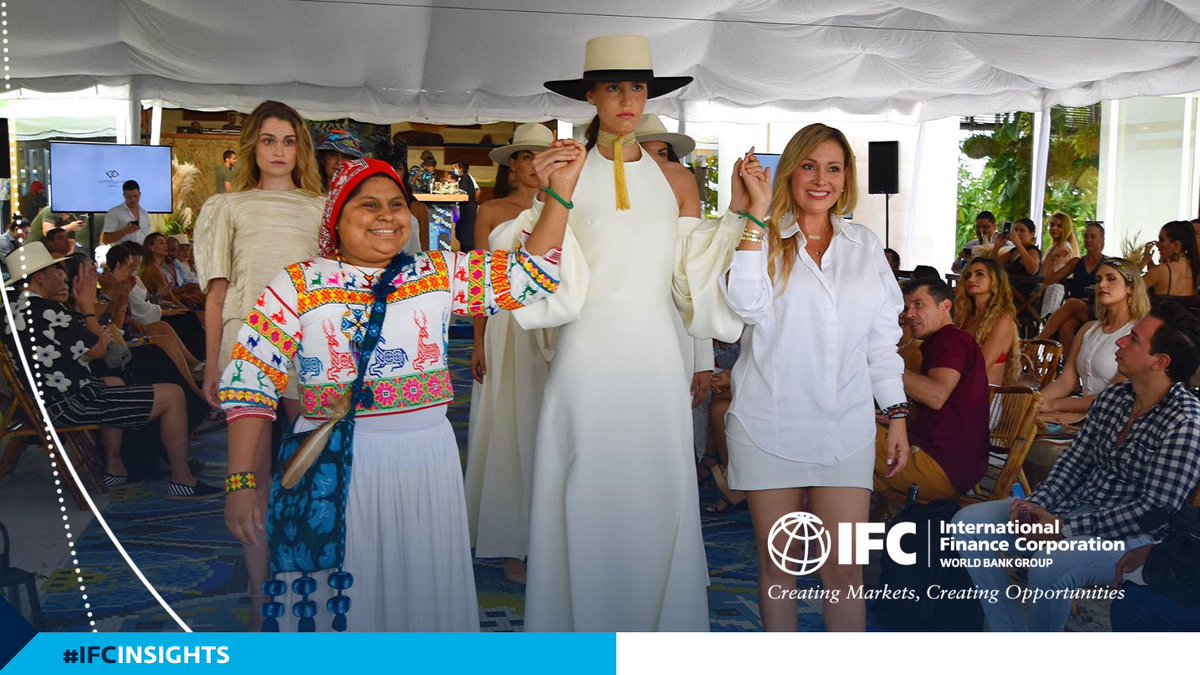 IFC_fr's tweet photo. 👗👖 La mode peut être bien plus que des tenues tendance et des podiums. #IFCinsights s'entretient avec deux leaders du secteur dont les entreprises renforcent l'autonomisation des femmes artisanes à Trinité-et-Tobago et au #Mexique. https://t.co/dN1f6z3Pbv #IFCUpNext https://t.co/n6qDxmYrzP