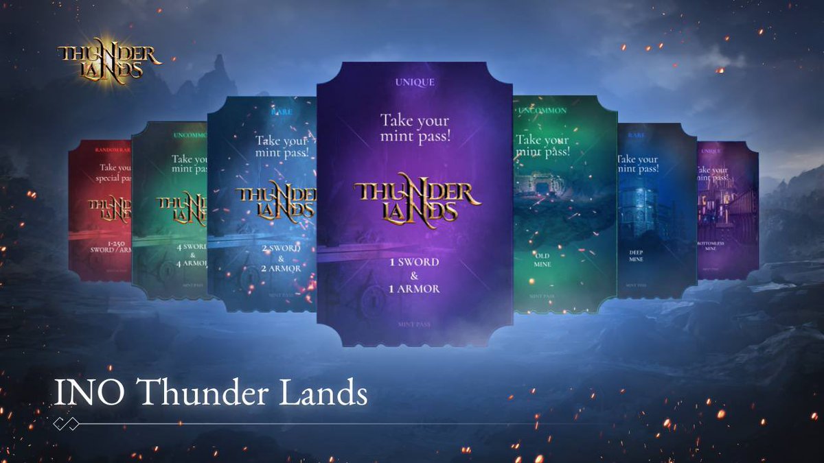 Thunder Lands collection tweet media