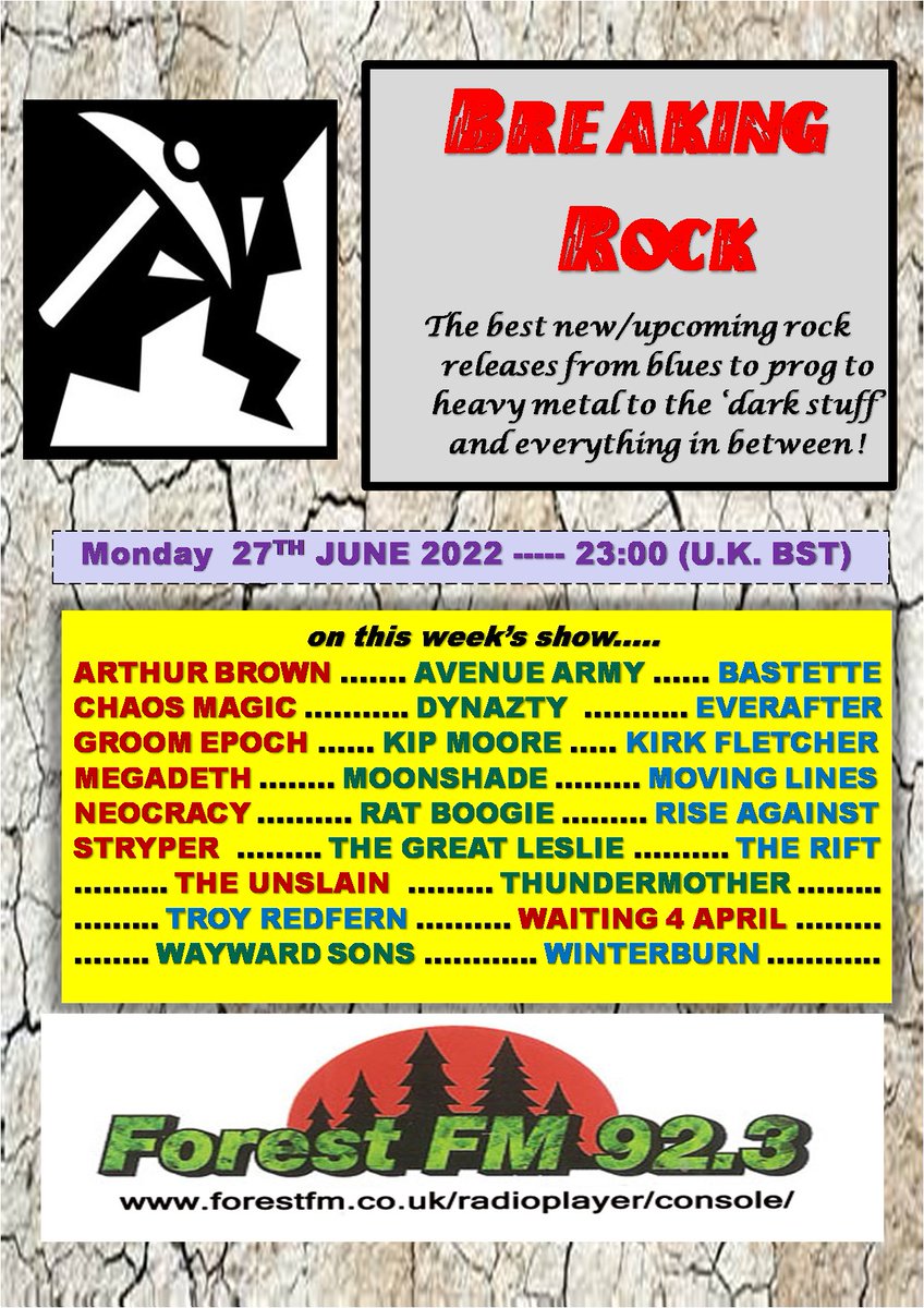 pjbreakingrock's tweet photo. Evening all !!! Thanks @neilmlomax for tonight's #tkforestfm ... now on air @pjbreakingrock #radioshow @ForestFM stream now https://t.co/sjudUtZAIW first up @WaywardSonsBand with #ICantTakeItAnymore from new #EP #ScoreSettled out now ... https://t.co/daA0TUwrHO