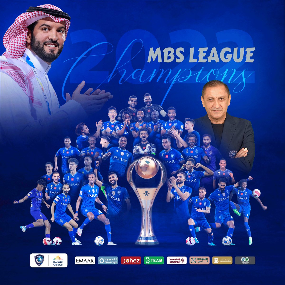 الف مبرووووووك للزعماء 💙🤍#الهلال_بطل_الدوري
