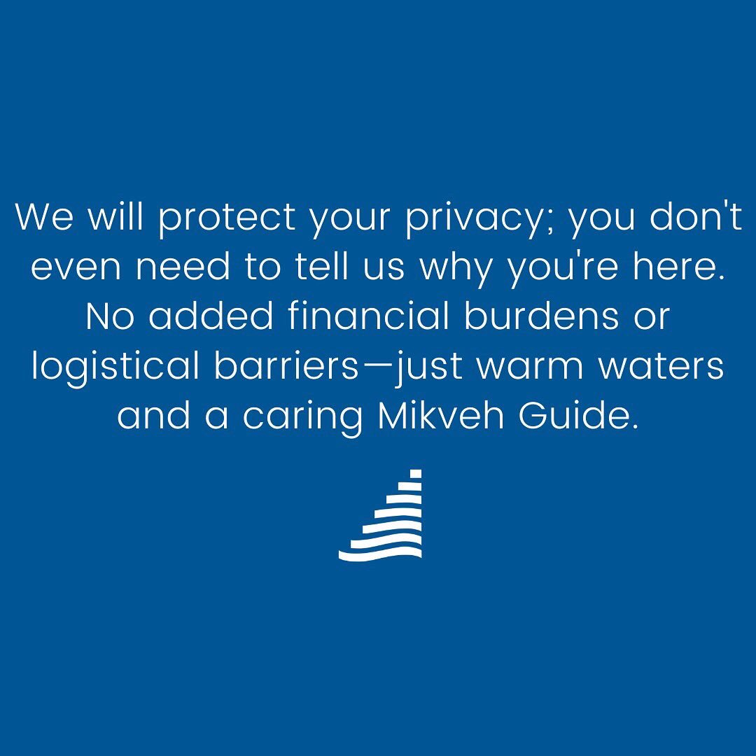 If you or someone you know needs to visit Massachusetts to seek an abortion, Mayyim Hayyim welcomes you to immerse as our guest. We will protect your privacy. Read the full statement from Chief Executive Officer Carrie Bornstein at mailchi.mp/mayyimhayyim/r….