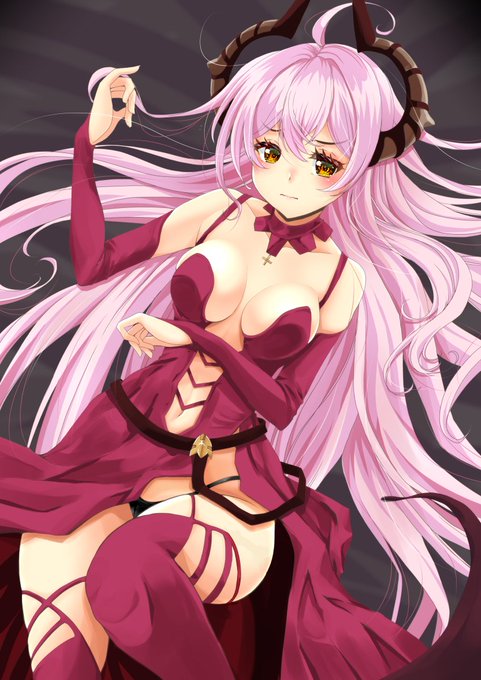 「勇者、辞めます」から、魔王エキドナちゃん。ドレスがエッチでしたね。 