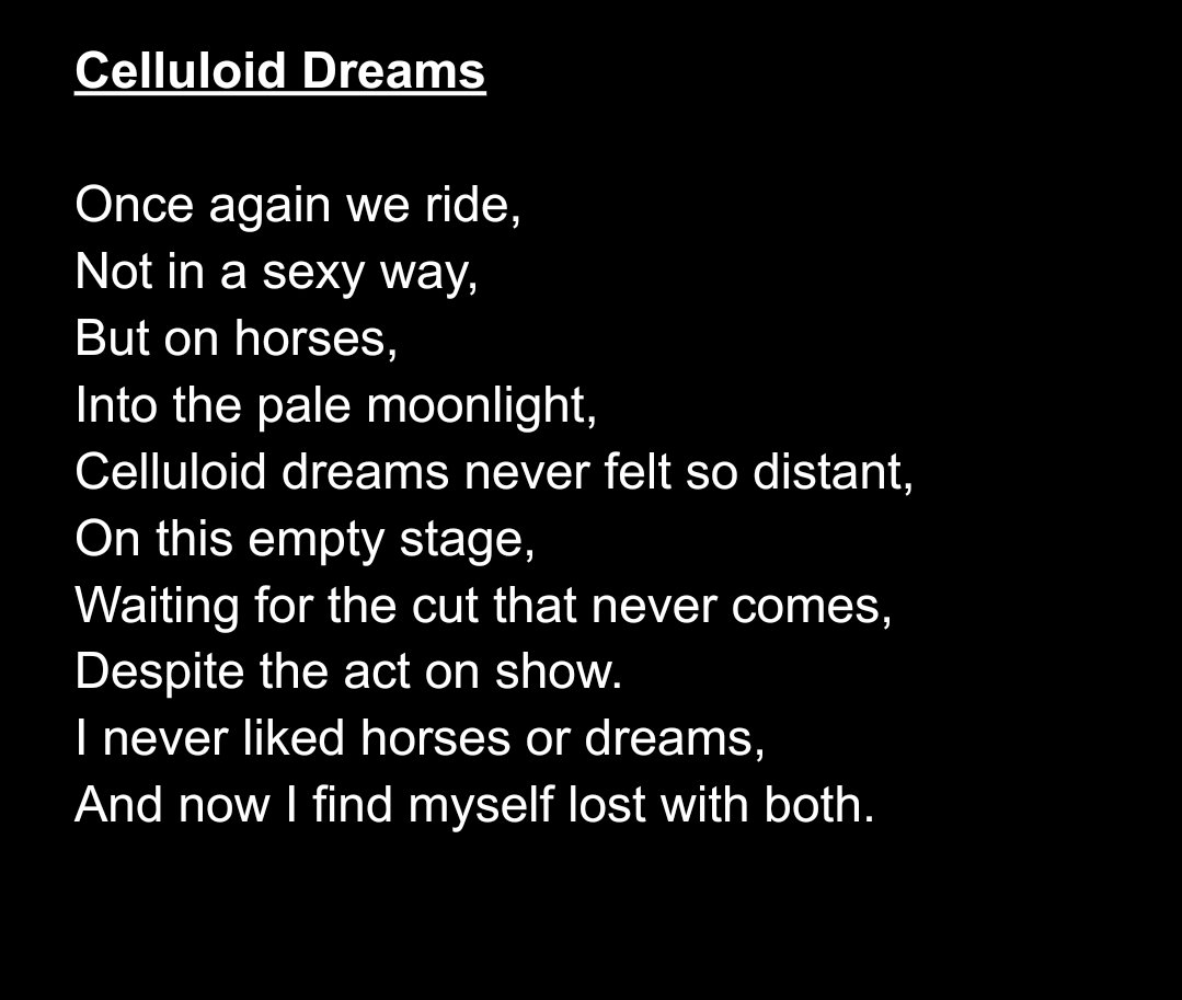 Poem #18

#poetry #poetrycommunity #writersoftwitter #poetrylovers