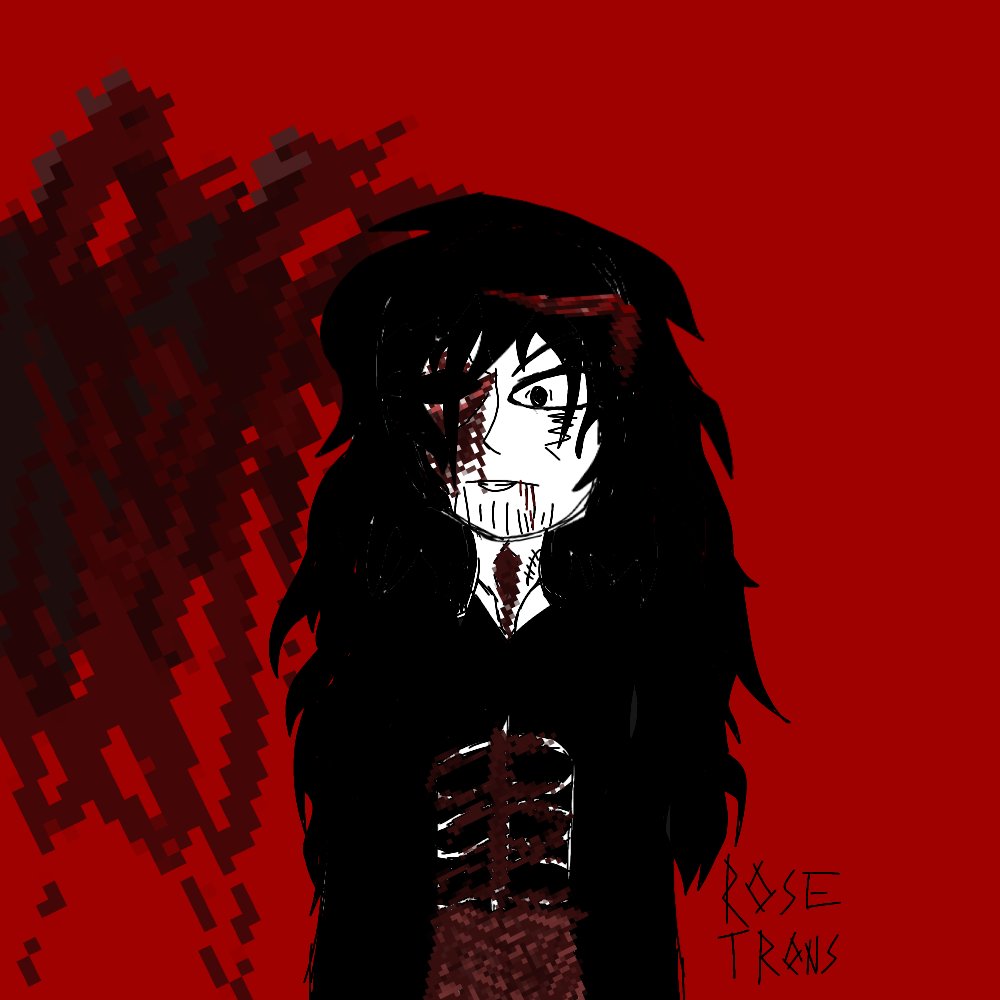 RoseTronsDraws's tweet photo. mmmmmm pixel blood (tw: blood of course and some exposed intestines) https://t.co/rRMCLJNXTS
