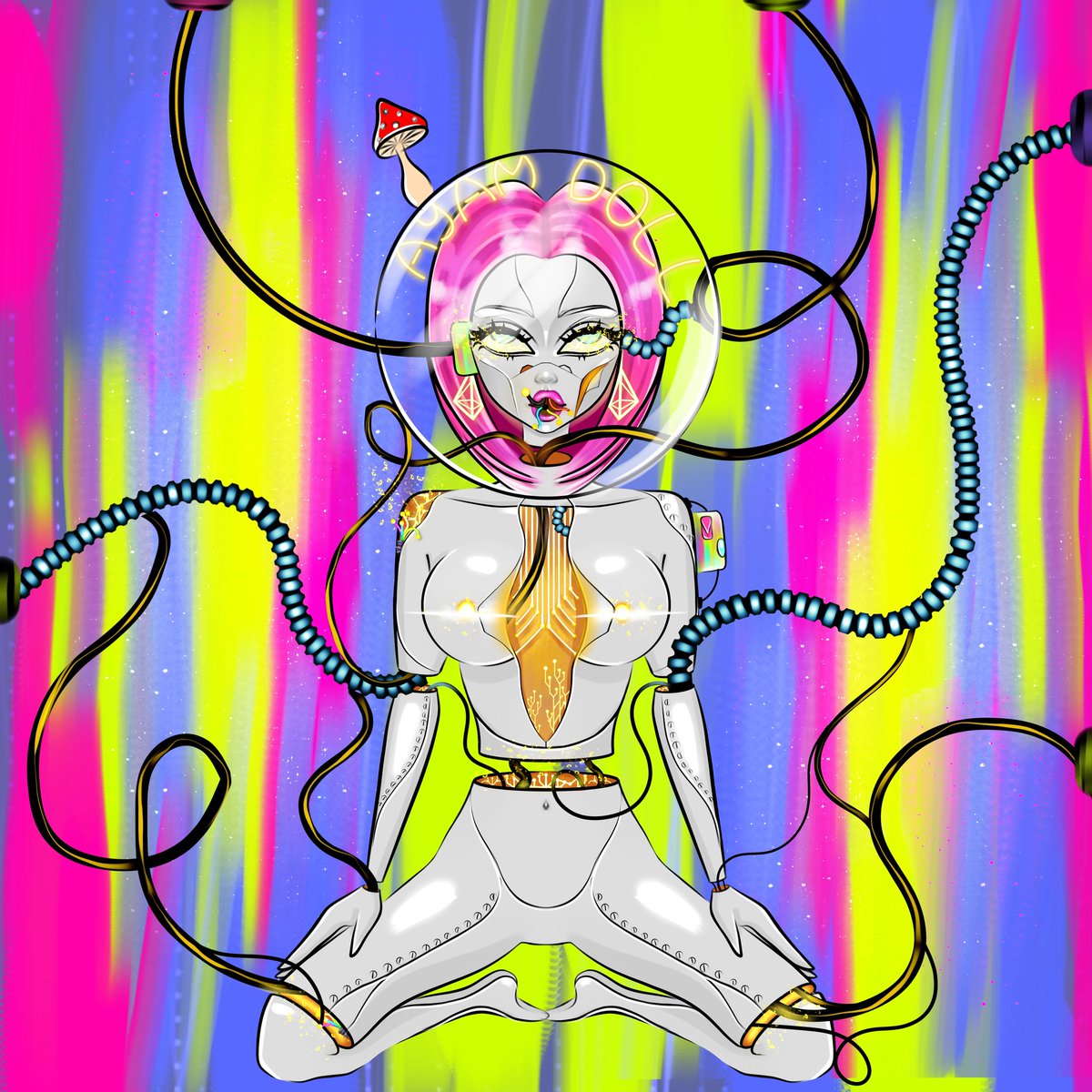 Hi #NFTCommumity  🌟
😏🤤Remember I promised a new drop this week?  Catch!

🔥NEW DROP🔥
Ayam Doll #3 from "Ayam Dolls" collection❤
🔌She was swallowed up by the virtual world...

💎0.05 ETH
1/1 original
❗Every 10 doll is unique
opensea.io/assets/ethereu…
#ronyanft #nftart