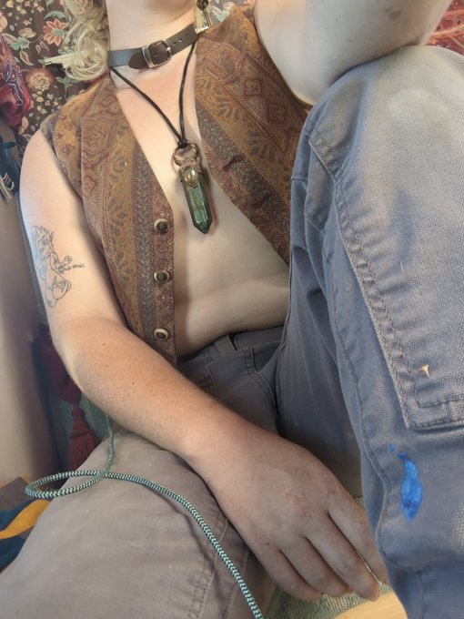 It's too hot to be working with any clothes ? tip me and I'll retake this picture with a removed item