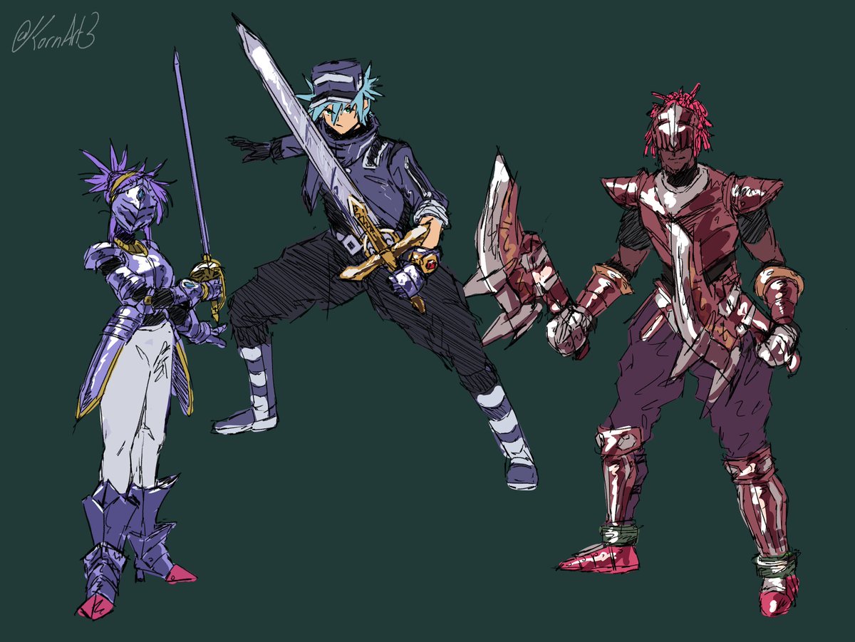 Sonic and the Black Knight but my OCs